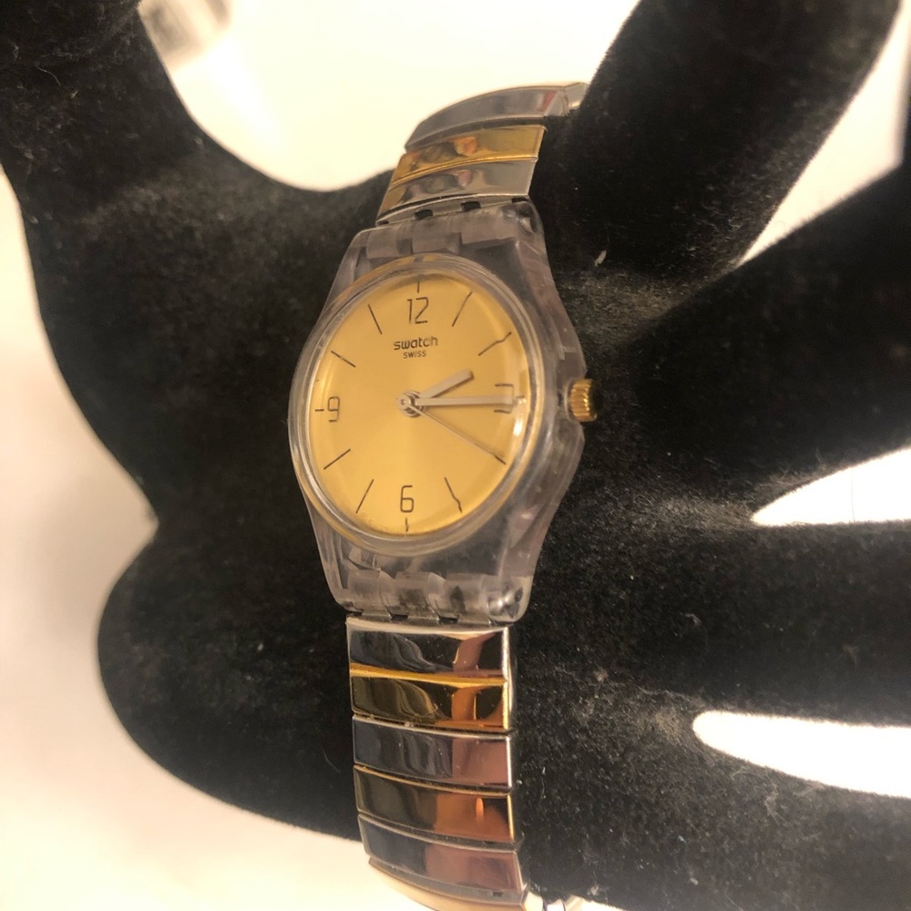 Gold Silver SWATCH WATCH - Picture 5 of 13